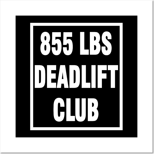 deadlift 855 lbs Wall Art by Chandan